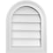 Ekena Millwork Round Top Surface Mount PVC Gable Vent w/ 2"W x 1-1/2"P Brickmould Frame, 14"W x 18"H GVPRT14X1802SN - alternate 1